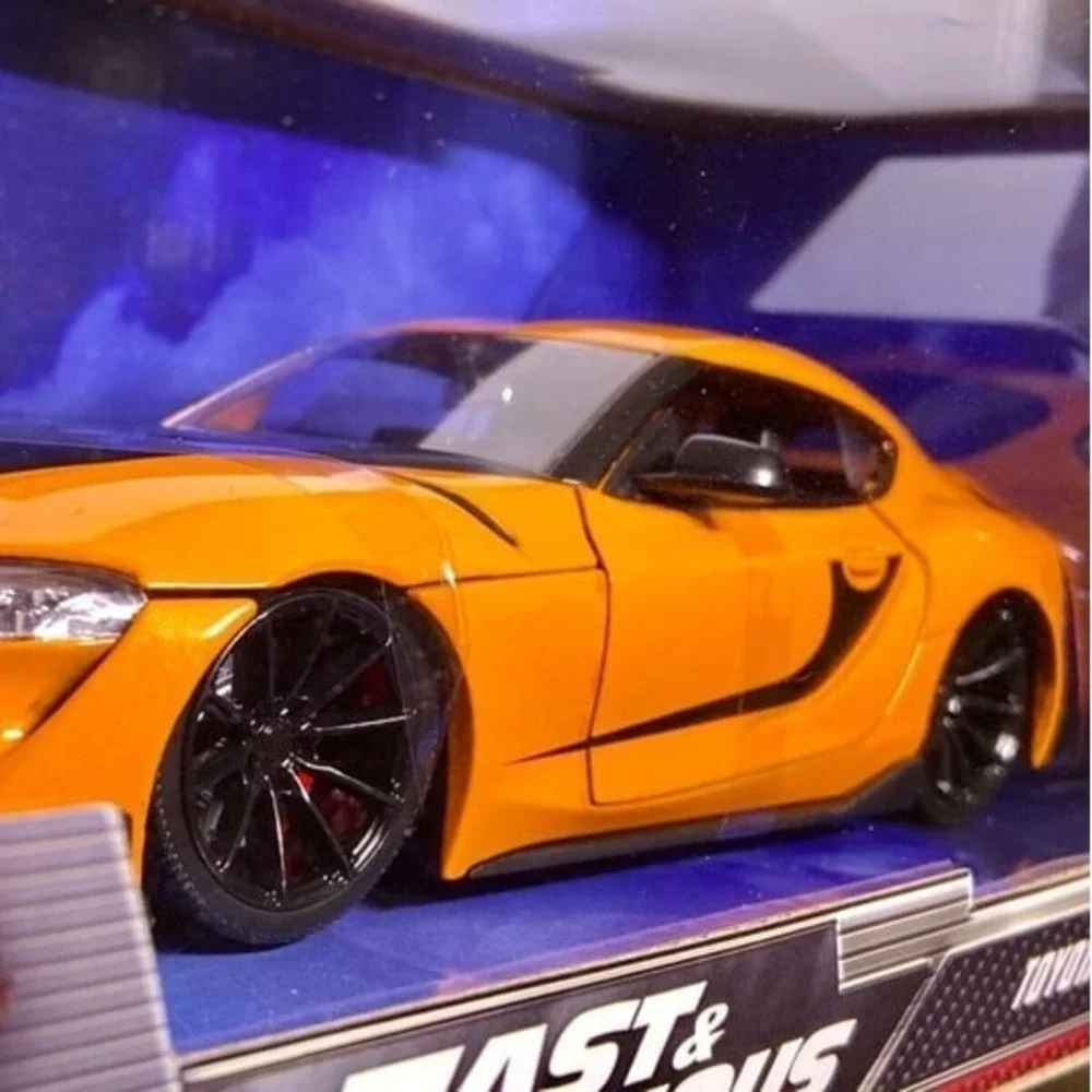 Jada Toyota GR Supra Fast & Furious F9 Orange‎ Die-cast 1:24 Model Car NIP 2022